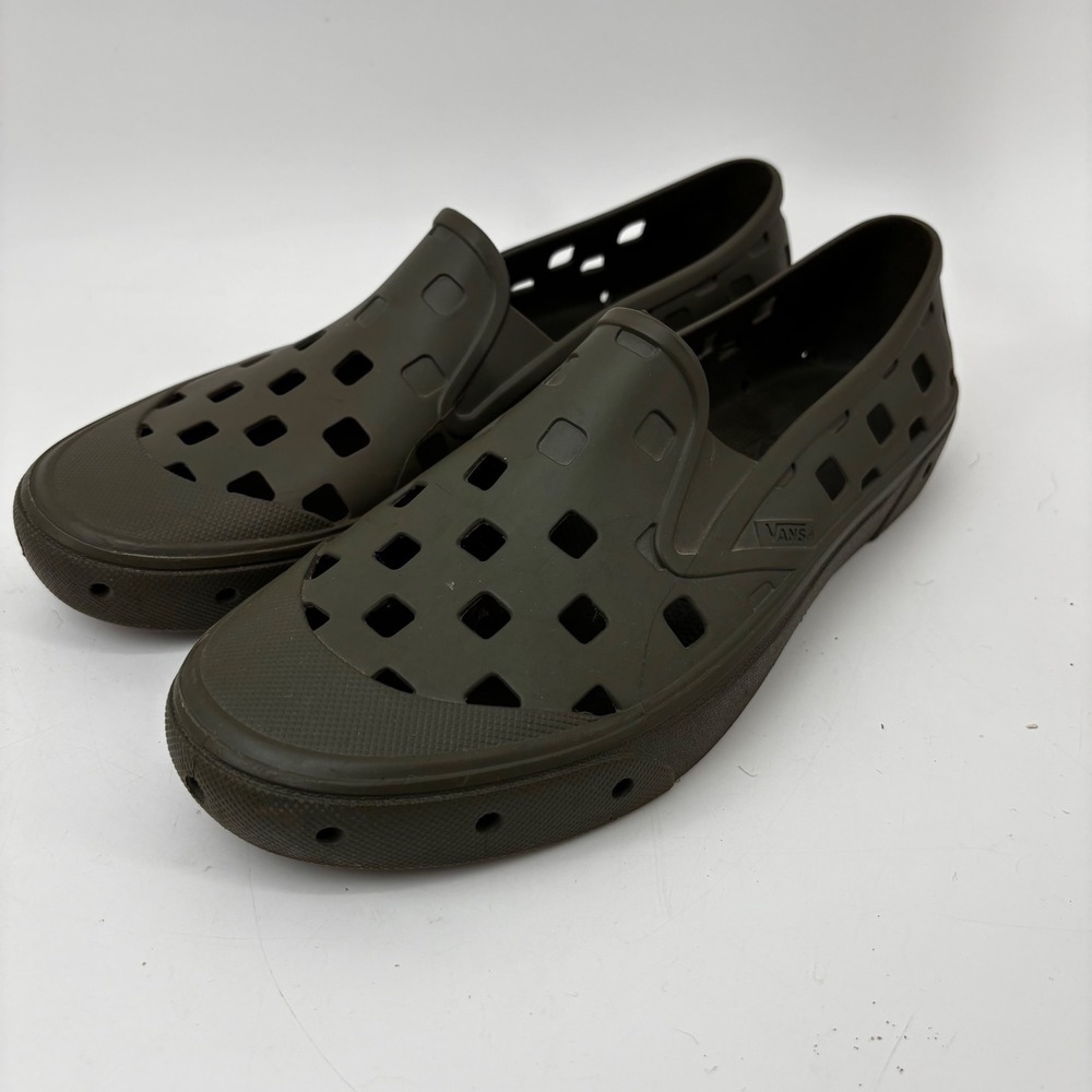 Vans Trek Slip-On Grape Leaf Green Water Shoes Mens 8 Womens 9.5 VN0A5HF85S7